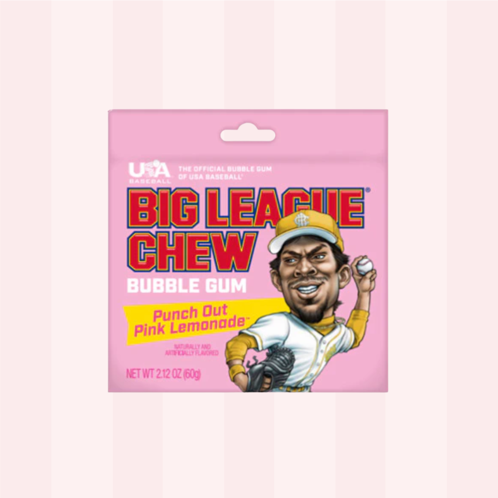 Big League Chew Punch Out Pink Lemonade 2.12oz