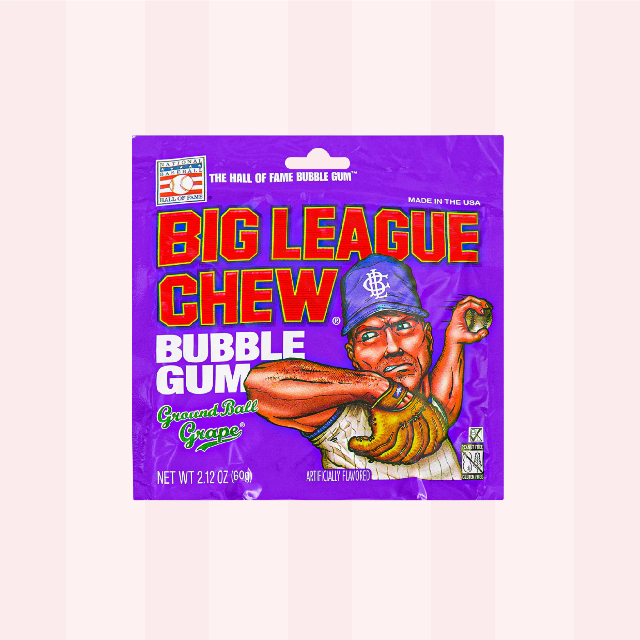 Big League Chew Ground Ball Grape 2.12oz