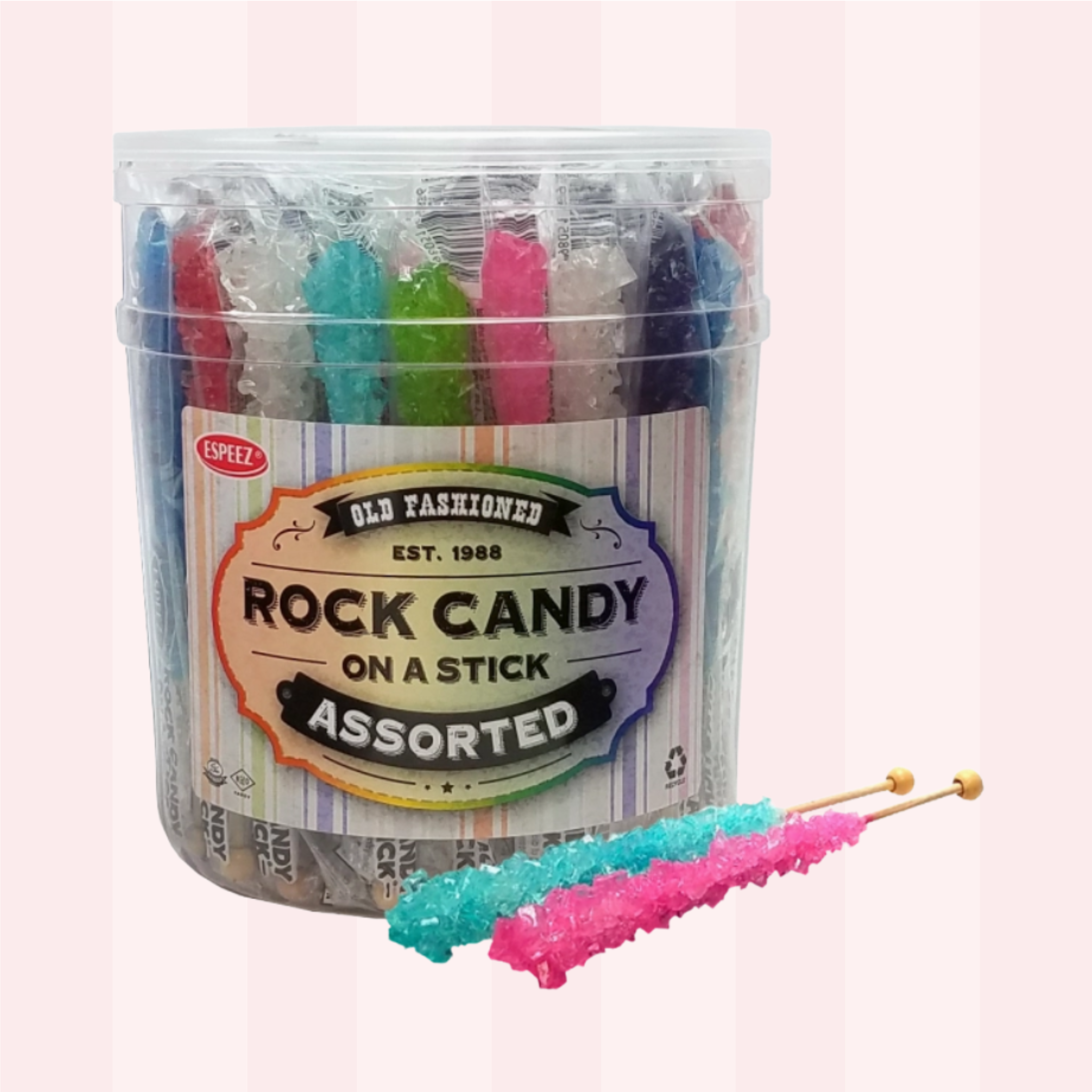 Rock Candy Sticks - Assorted Colors (1)