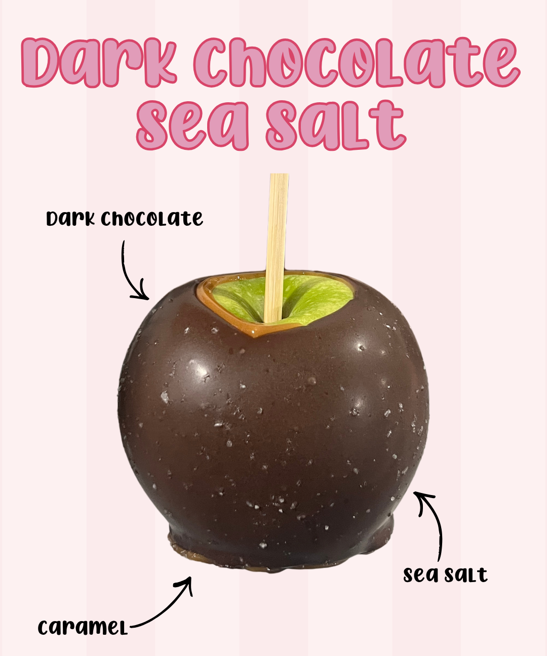 Dark Chocolate Sea Salt Apple