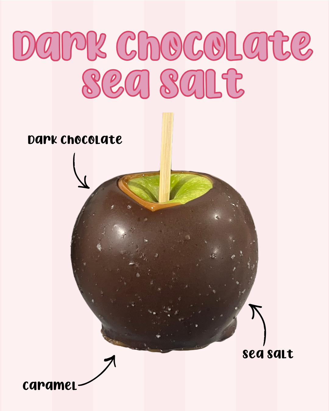 Dark Chocolate Sea Salt Apple