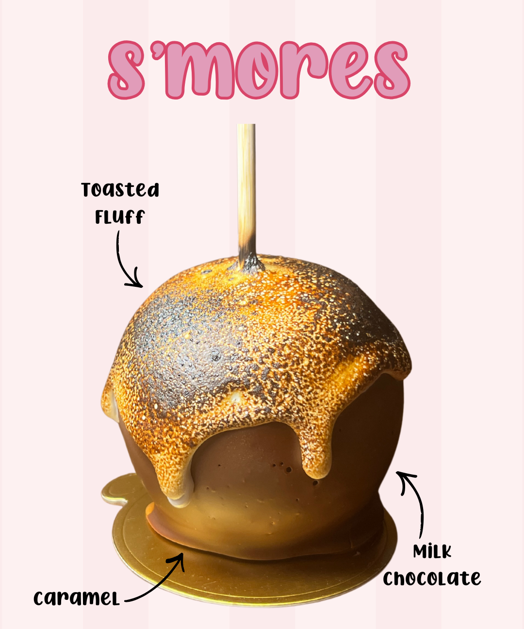 S'mores Caramel Apple